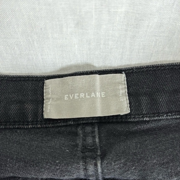Everlane High Waist Straight Jeans Black Size 27 - Picture 12 of 13